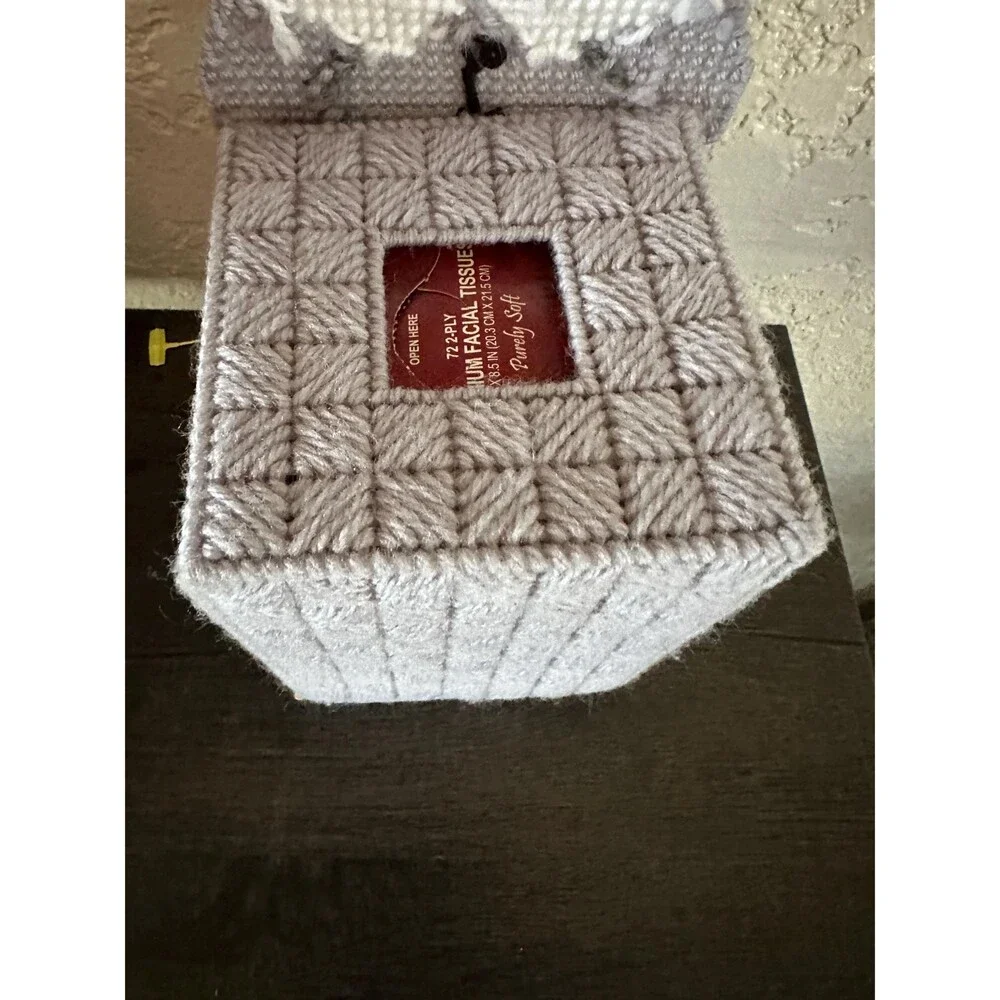 Thanksgiving Women Pilgrim Bear Boutique Tissue Box Cover